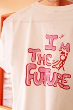 i'm the future - παιδικό t-shirt ροζ/κόκκινο